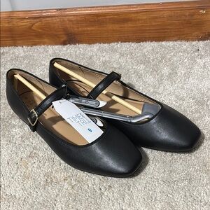 Time and Tru Black Women's Mary Jane Flats
